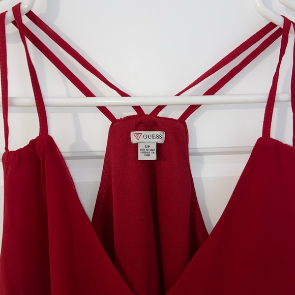 3/$50 Red Guess Flowy Camisole - Picture 2 of 4